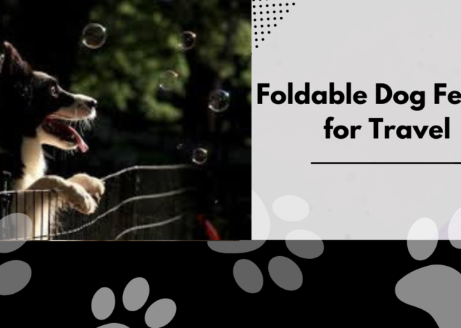 Foldable Dog Fences for Travel: Convenience and Safety